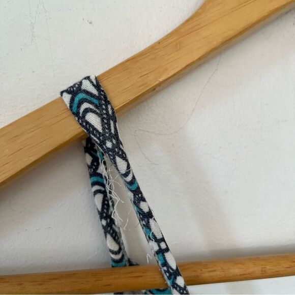 Juicy Couture Blue White Geometric Pattern Strappy Cotton Sundress - Picture 6 of 8